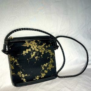 Tianni Cherry Blossom Handbag Black Gold